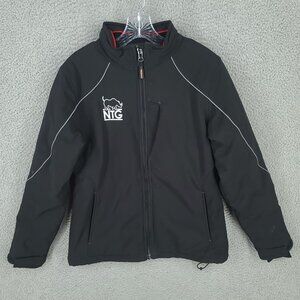 Refrigiwear Jacket Womens Medium Black Full Zip Insulated Warm NTG